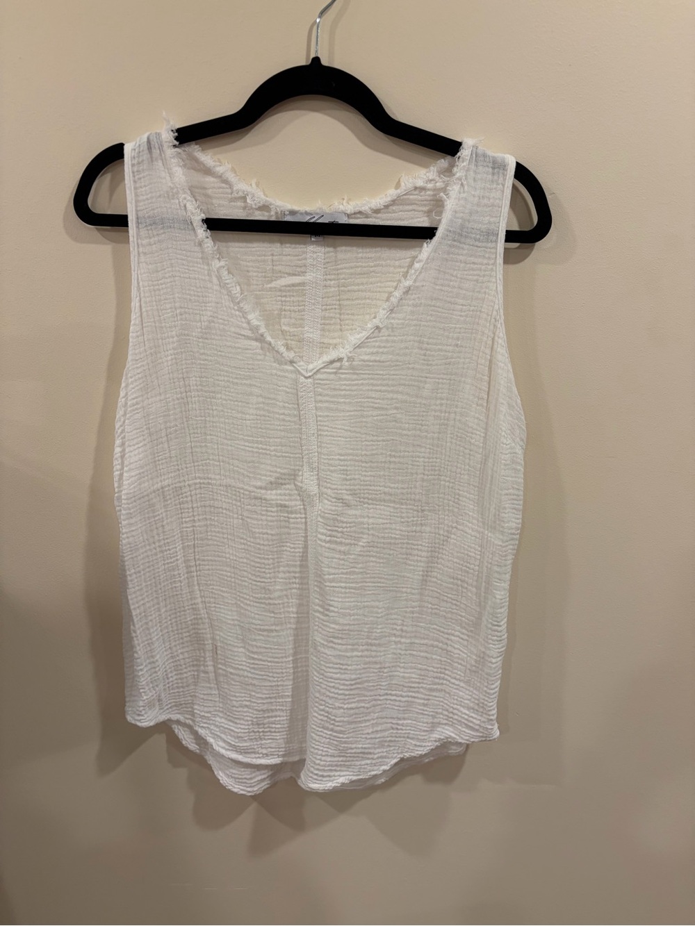 Red Haute Gauze Tank Top size M